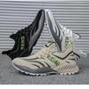 Casual Height Increasing Shoes Breathable Men's Shoes Flying Woven Sneakers Running Shoes