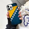 flag of bosnia and herzegovina Phone Case Cover For iPhone 17 Air 15 16 Pro Max 14 13 12 11 Pro Max Plus Coque