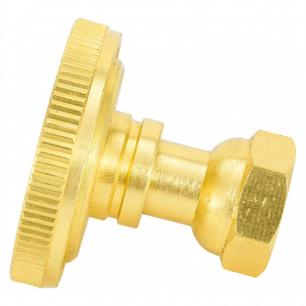 Adjustable Faucet Garden Sprinkler Spray Head Bend Golden