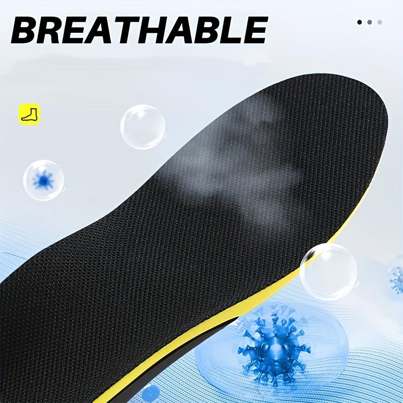 Paar zuschneidbare Hochleistungs-Stützsohlen - Herren- und Damen-Hochfußsohlen, Arbeitsstiefelsohlen, die den Stoß jedes Schrittes absorbieren