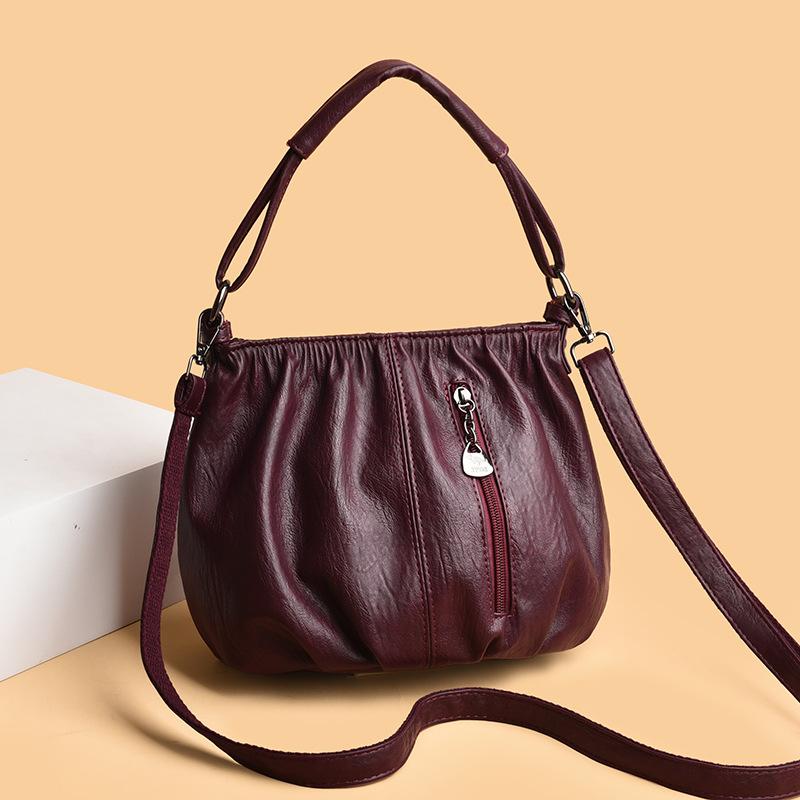 Small Bag Fashionable Texture Simple New Trendy Messenger Bag Shoulder Bag Casual Bag Armpit Bag