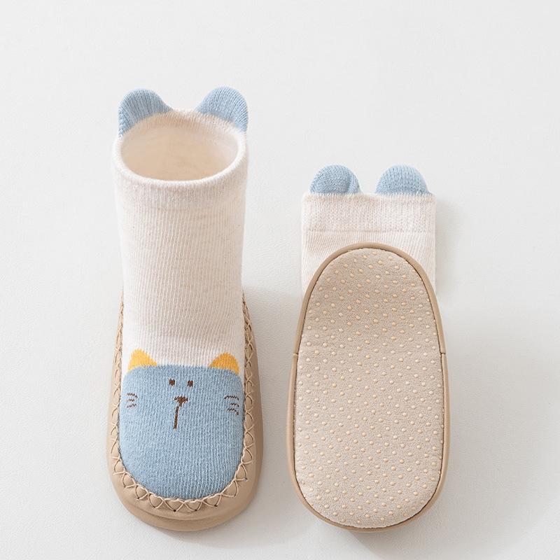 Baby Socks Slippers Cartoon Newborn Children Floor Socks Shoes Anti Slip Soft Sole Toddlers Indoor Socks Shoes
