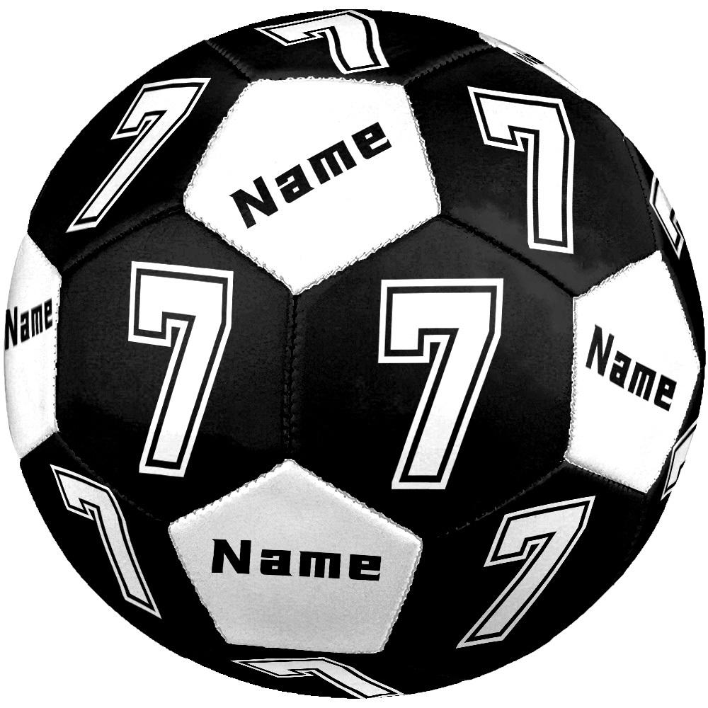 Number Seven Icon Customizable Name Size 5 Soccer Ball Indooroutdoor Universal Football Perfect For Customized S Perfect Gift For Sports Enthusiasts