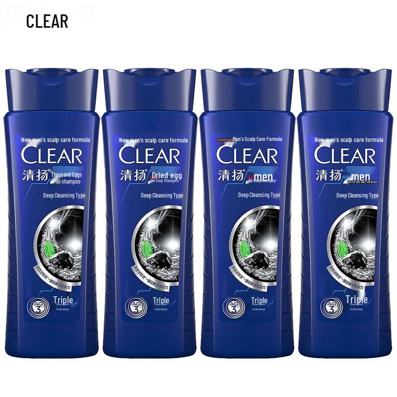 

Clear Men Anti-Dandruff Shampoo Deep Cleanse (4x200g)