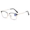 New Men's Anti-Blue Light Metal Reading Glasses - High Definition for Middle-aged and Elderly