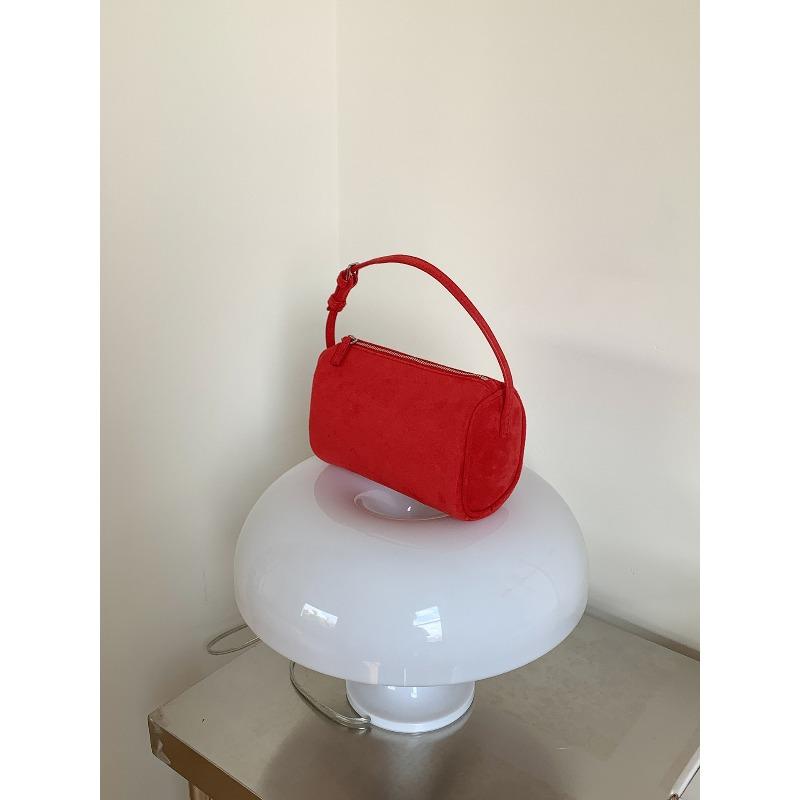 Suede Bag Autumn and Winter New Simple and Versatile Small Handbag Zipper Niche Shoulder Messenger Bag