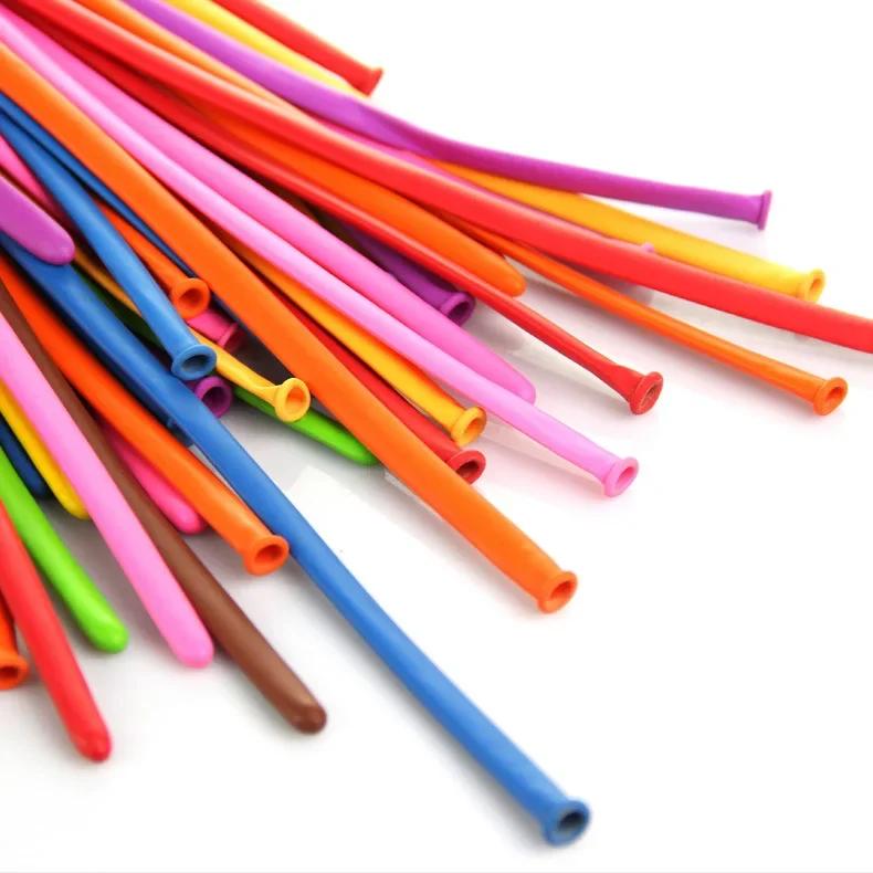 100 Long Latex Twist Balloons Thickened Colorful DIY Balloons Birthday Wedding Party Decor Inflatable Balloons