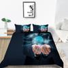 Luxury Furniture Bedding Set New Bedspread 3D Figure Print Family Bedroom Full Size Quilt Cover and Pillowcase Microfiber