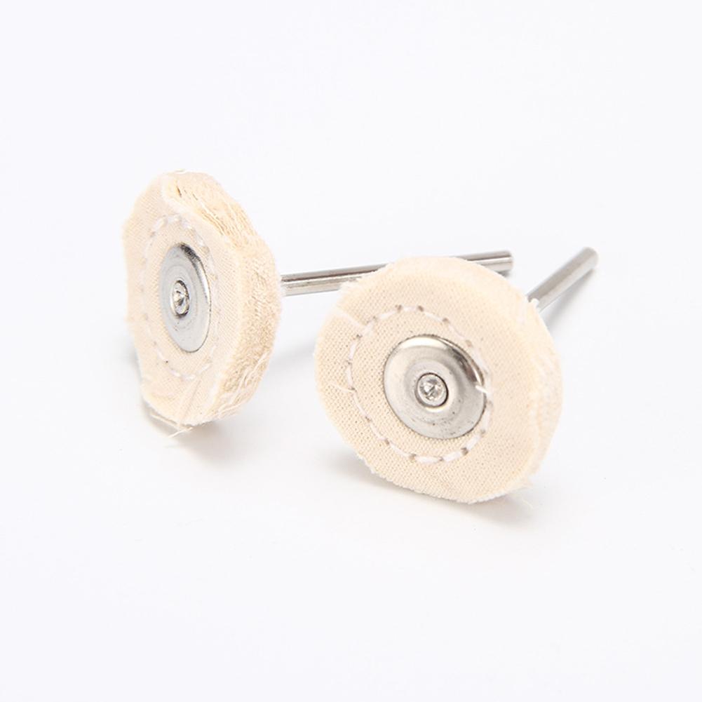 25mm Polishing Wheel 5pcs Polishing Cloth Wheel Silver