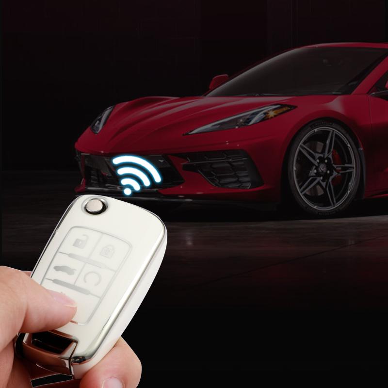 Coque De Clé De Voiture 2 Boutons - Compatible Opel, Chevrolet, Lot De 2 Avec Tournevis, Lame à Tailler