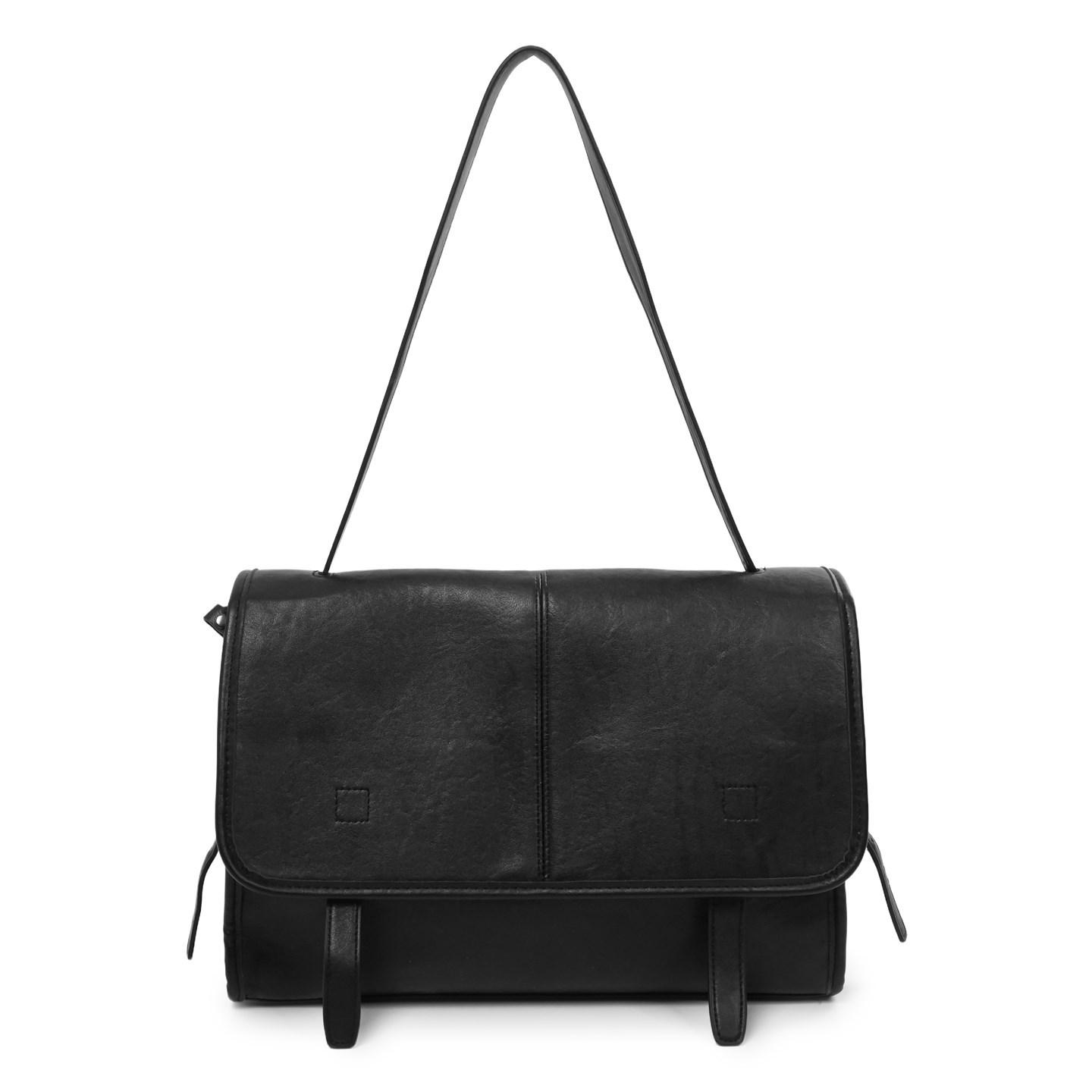 

Wind Pu Soft Leather Shoulder Bag Men S And Women S Large-Capacity Commuter Messenger Bag Casual Versatile Messenger Bag Green