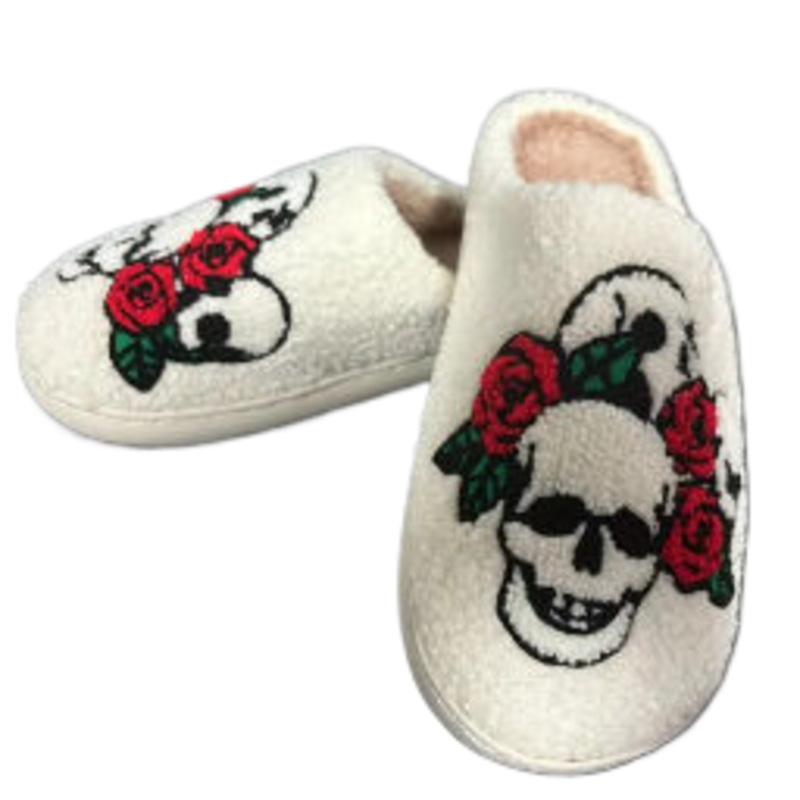 New cotton drag Halloween shoes, new suede comfortable winter warm couple soft sole soft and comfortable