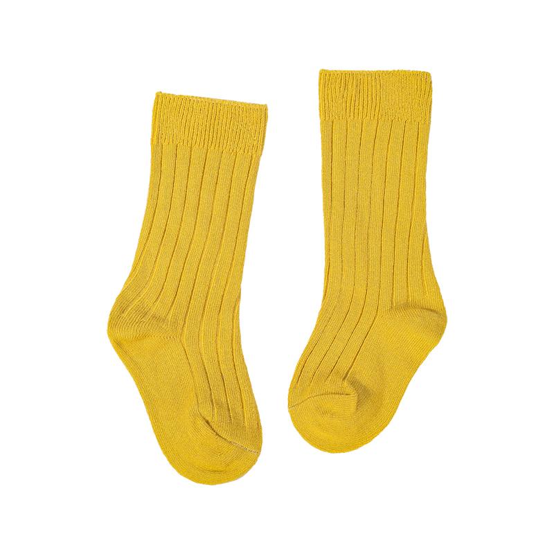 Fashion Spring Cotton Newborn Sock Solid Candy Color Kids Toddler Long Socks For Kids Children Baby Girls Boys Knee High Socks