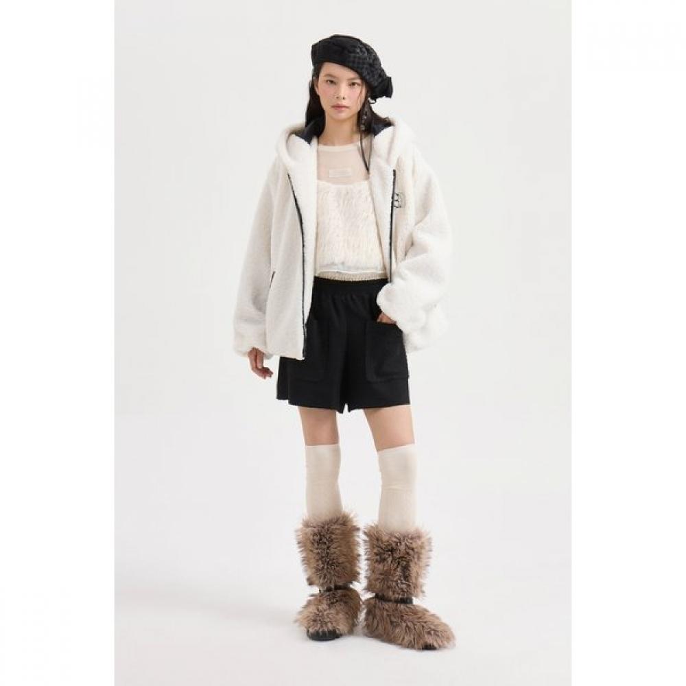 Lucky Chouette Hooded Faux Fur Jumper Lqoaw25200