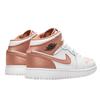 Air Jordan 1 Mid White Rose Gold