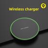 Ultra-thin Round 15W Induction Fast Wireless Phone Charging Pad Fast Charging Universal Countertop Wireless Charger Pad Gifts