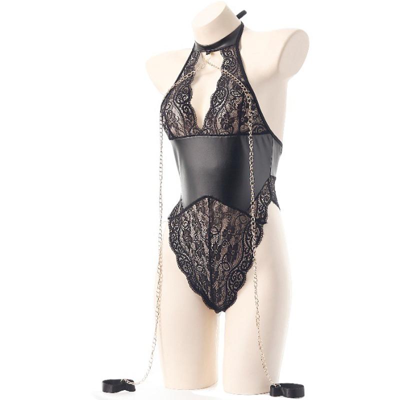 XXOO Erotic Sexy LingerieWomne Lace Bodysuit Sexy Uniform Outfit Cosplay Costumes