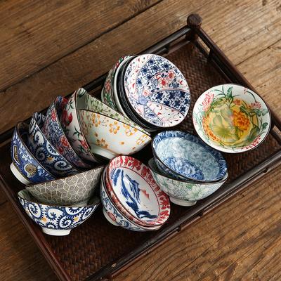 Two-tone Blue-and-white Porcelain Conical Cup Ceramic Gongfu Tea Set Master Cup Japanese-style Tea Bowl Single-cup Tea Tasting Bowl