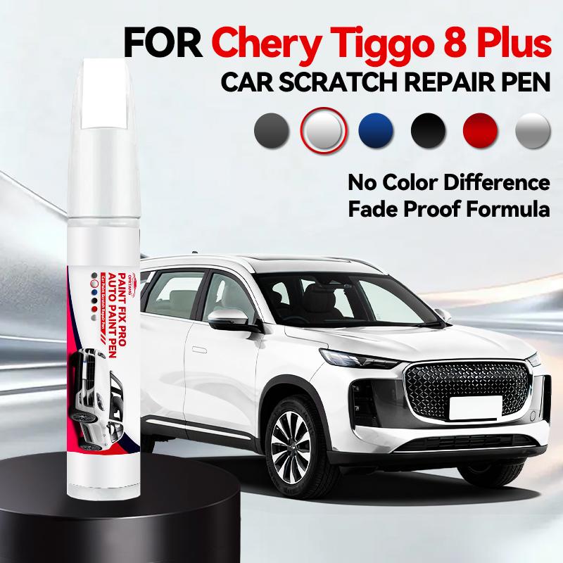 Für Chery Tiggo 8 Plus 1990-2026 Lackreparaturstift Ausbesserungsstift Kratzerentferner Autozubehör Schwarz Silber Grau Blau Rot