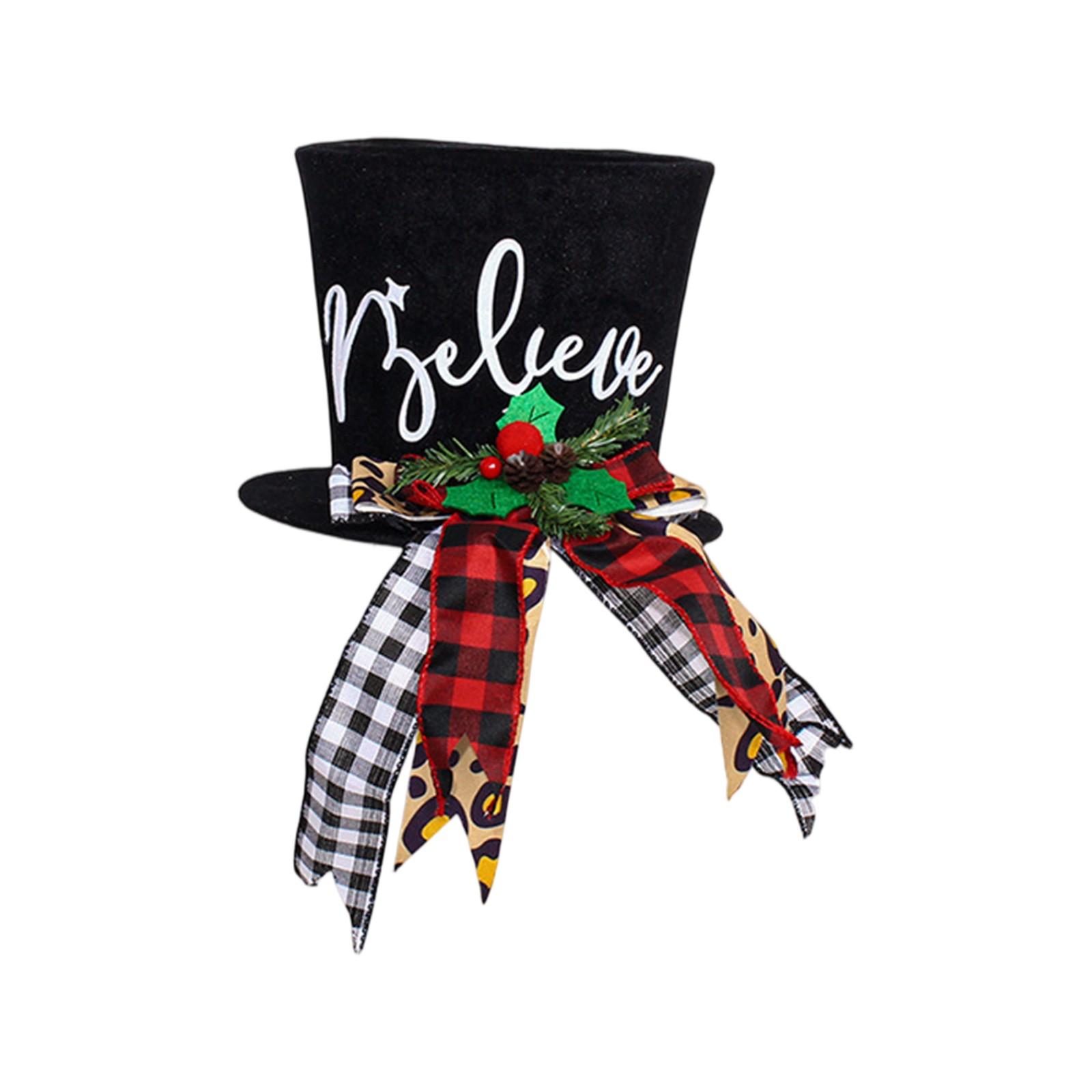 

Украшение на верхушку елки Щелкунчик Украшение-шляпа для елки Бант Цилиндр Украшение-цилиндр на верхушку елки One Size