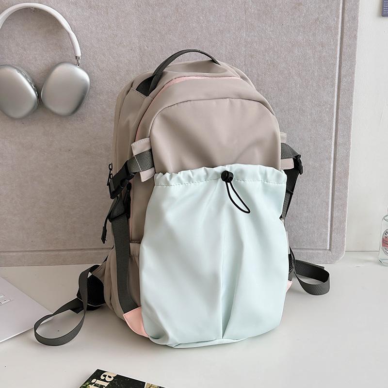 

Fashion Vintage Tooling School Bag Female College Student Lightweight Large Capacity Backpack Men s Premium Travel Backpack