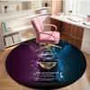 Guinness Draught Print Round Rug, Washable Floor Carpet, For Entryway Dorm Laundry Room Office Study, Home Decor Birthday Christmas Gift