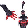 Costume da Spider-Man Into The Spider-verse in Lycra Spandex per Bambini e Adulti con Dettagli Squisiti