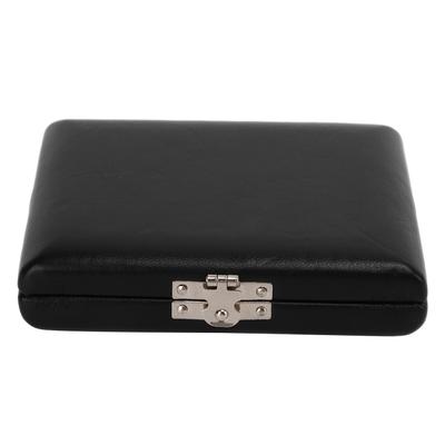 Rörfodralhållare PU-läder förvaringslåda för 6 rör Oboe musikinstrumenttillbehör