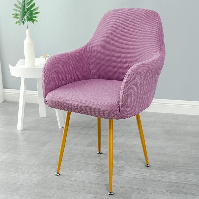 Nordic High Armrest Waterproof Elastic Chair Cover - One-Piece Fabric for Home, Hotel & Restaurant.