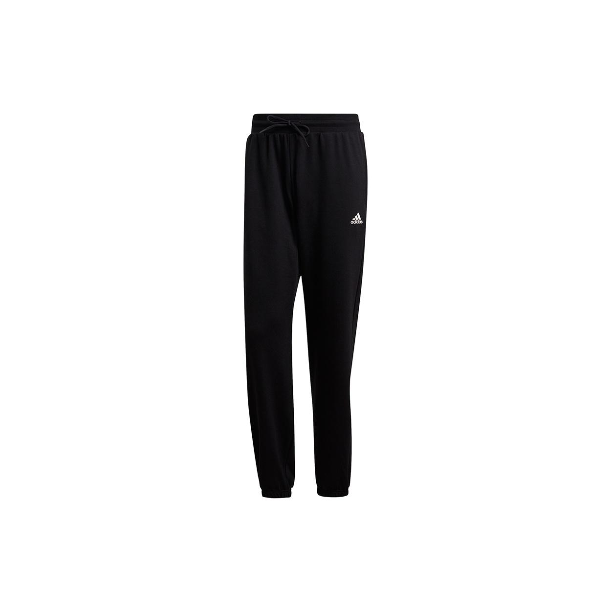 adidas Pant M Logo Casual Breathable Lacing Sports Black Men s H61156 XL