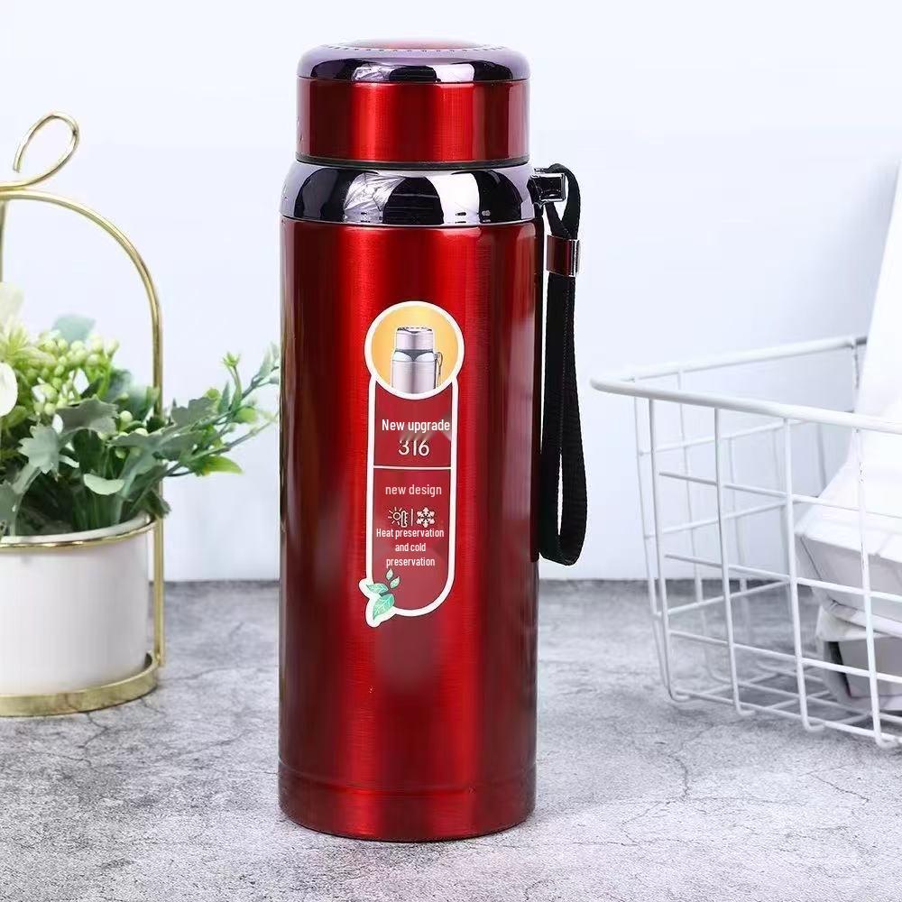 316 Stainless Steel Travel Kettle, Large Capacity, Portable and Insulated for Outdoor Use or Office.