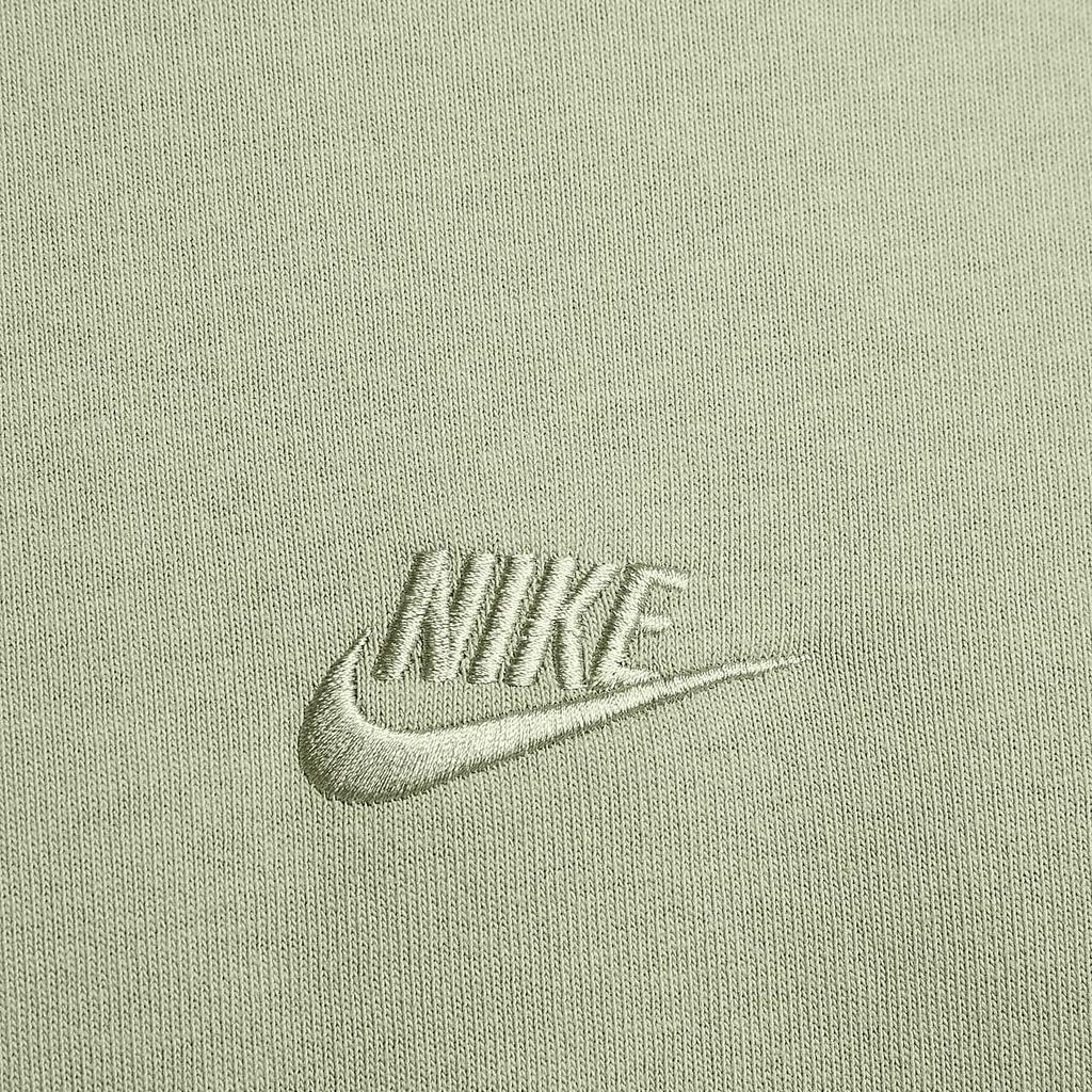 Nike Sportswear Premium Essentials Solid Crew Neck Long Sleeve T-Shirt Men Tops Green DO7391-386