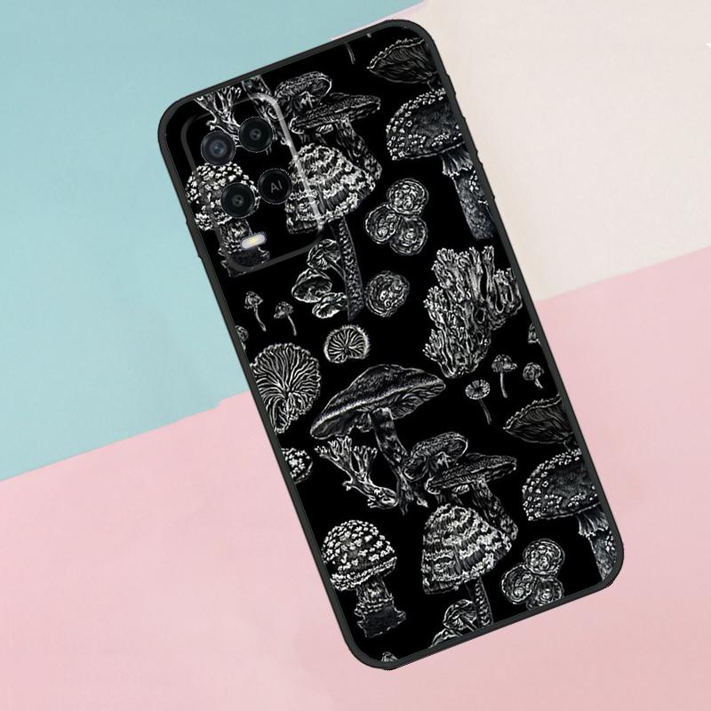 Mushroom Forest For Oppo A40 A60 A80 A18 A38 A58 A78 A98 A79 A16 A76 A96 A15 A74 A94 A54 A77 A17 Phone Case OPPO A54 4G