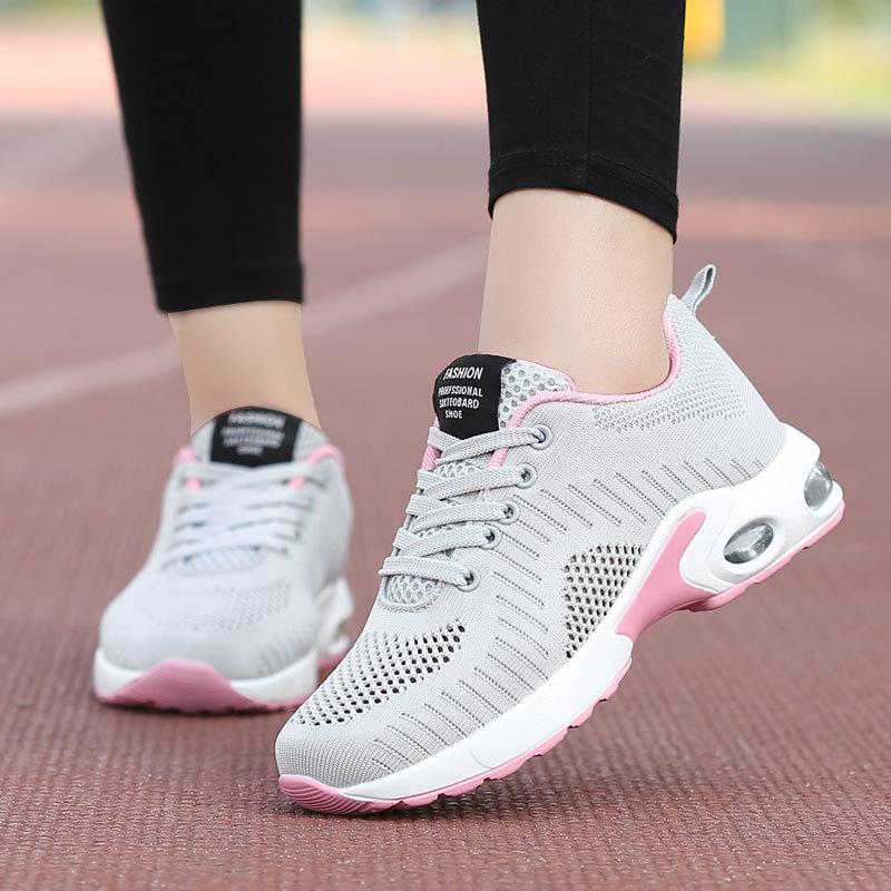 New Summer Dance Shoes Square Dance Shoes Mesh Korean Sports Women'S Shoes Running Traverse Step Shoes Student Shoes Casual