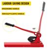 24\" Bench Type Hand Swager, Cutting Capacity 3/8\" Bolt Cutter Bench Type, Hardness 35-45HRC Crimping Tool Bench Wire Rope Cable, Red Swaging Machine