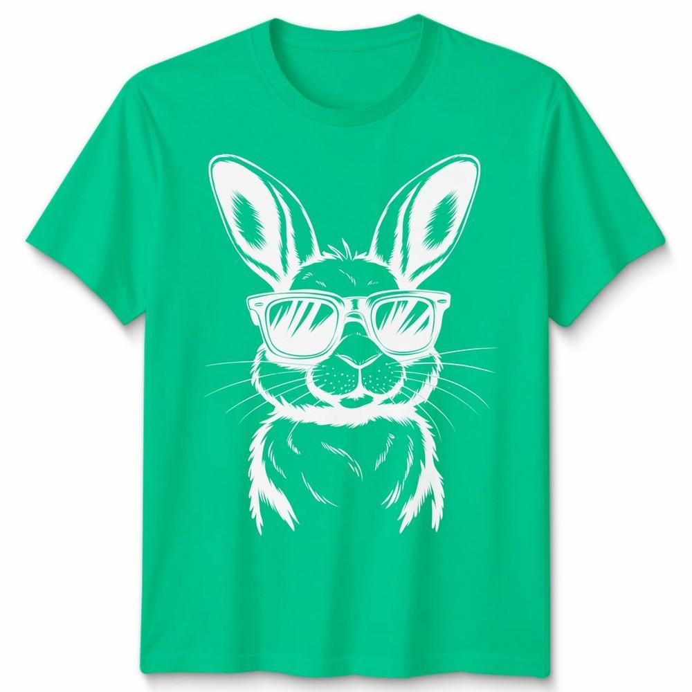 Funny Bunny Face Sunglasses Rabbit Easter Day Unisex Tshirt Gift S