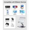 BYEASY iPad Stand, Laptop Docking Station, 8 in 1 iPad USB C Hub, Type-C Tablet Stand with HDMI, 3.5mm Jack, LAN, 100W PD Charging, 2*USB 3.0, SD/TF