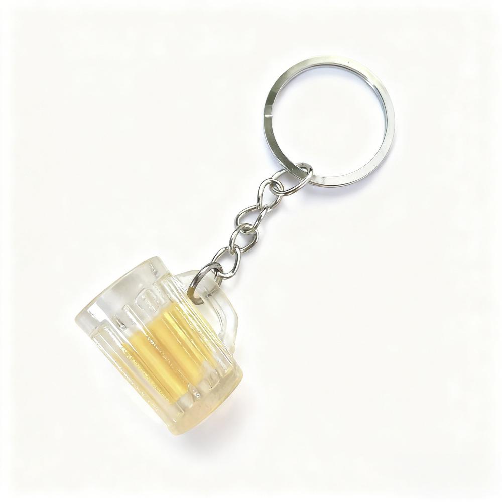 Хит Продаж Брелок-Кружка для Пива с Ночного Рынка - Креативный Имитационный Подвеска Подарок