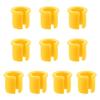 Pack of 10 Plastic Valves Caps Valves Plugs for Bicycles Tires In 3 Color Easy Installation Enhancing Seal and Safety