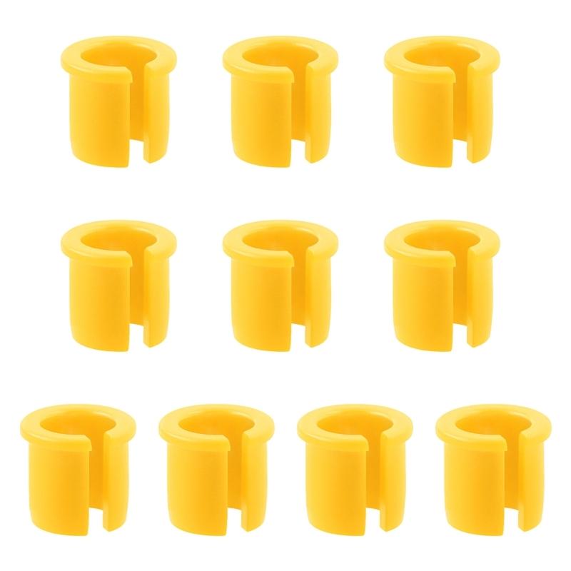 

Набор из 10 пластиковых колпачков на ниппель для велосипедных колес. Различные цветовые варианты. Уменьшение утечки воздуха. Простая установка. жёлтый
