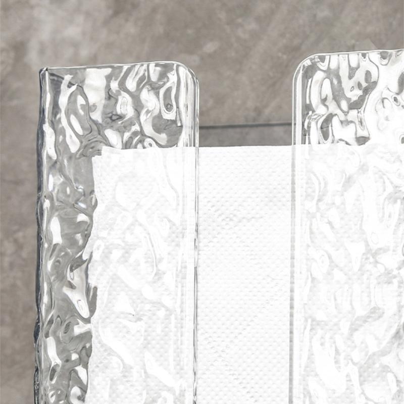 Multifunktionale Wandhalterung Papierhandtuchhalter Papierhandtuchspender Wandmontage Taschentuchhalter Taschentuch Taschentuchspender Box