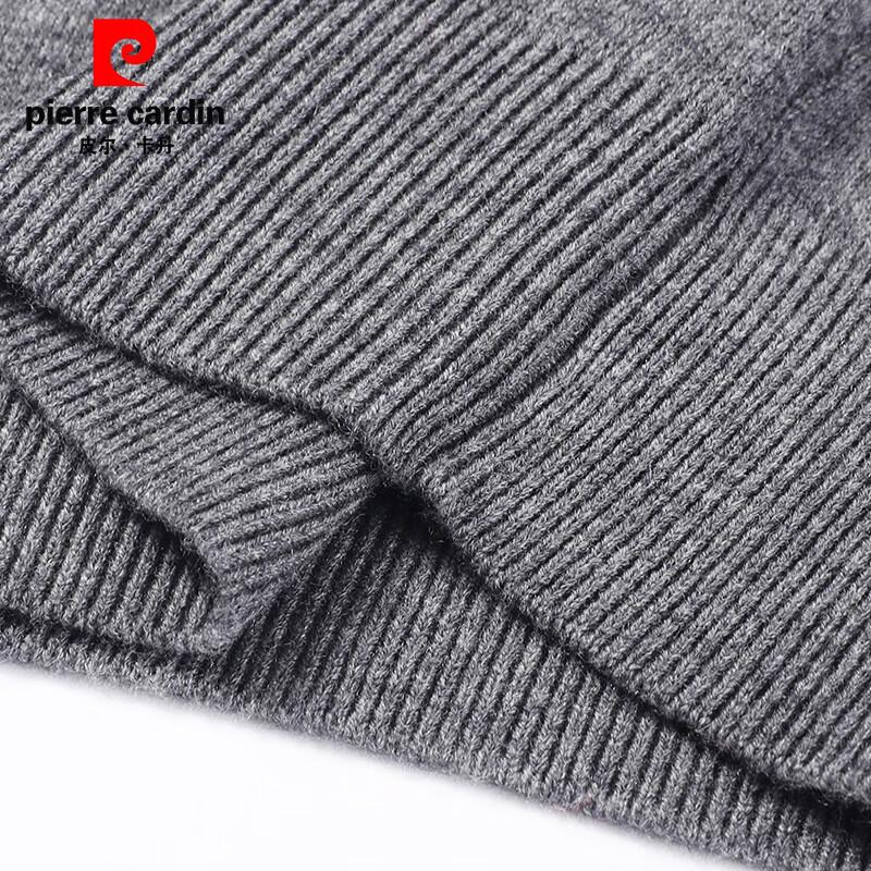 Pierre Cardin Men's Heavyweight 100% Wool Mock Neck Sweater