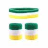 Sport Tennis Men/Women 1 Set Wrist Support Headband +Wristbands Sport Wristbands Towel Sweat Bands