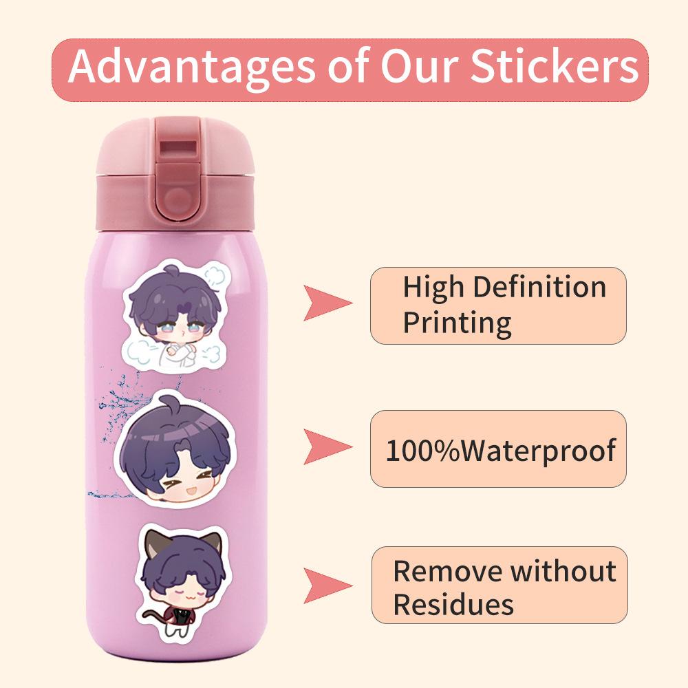 100 New Models Qi Yu QQ People Cartoon Graffiti Stickers Decorate Refrigerator Mobile Phone Skateboard DIY Stickers