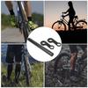 Aluminium Alloy Bicycle Bracket Extension Rod Cycling Accessory with Clip for Mountain Road Bikeblack