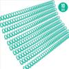 10pcs Plastic 30-Hole Loose Leaf Binders Ring Binding Spines Combs 85 Sheets Capacity for DIY Paper Notebook Album