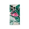 Clear Square Back Tube Case Protection For iPhone 13 15 Plus 16 ProMax 12 14 Pro Max 11 Anti-Oxygen,Red Flower Flamingo Pattern Casing
