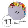Abaodam J4 Compatible Metal Parts for Action Figure Repair, Alloy Hip Joint Parts, 15x12x5mm, 1 Pair, Black, High Durability Metal, for Plastic