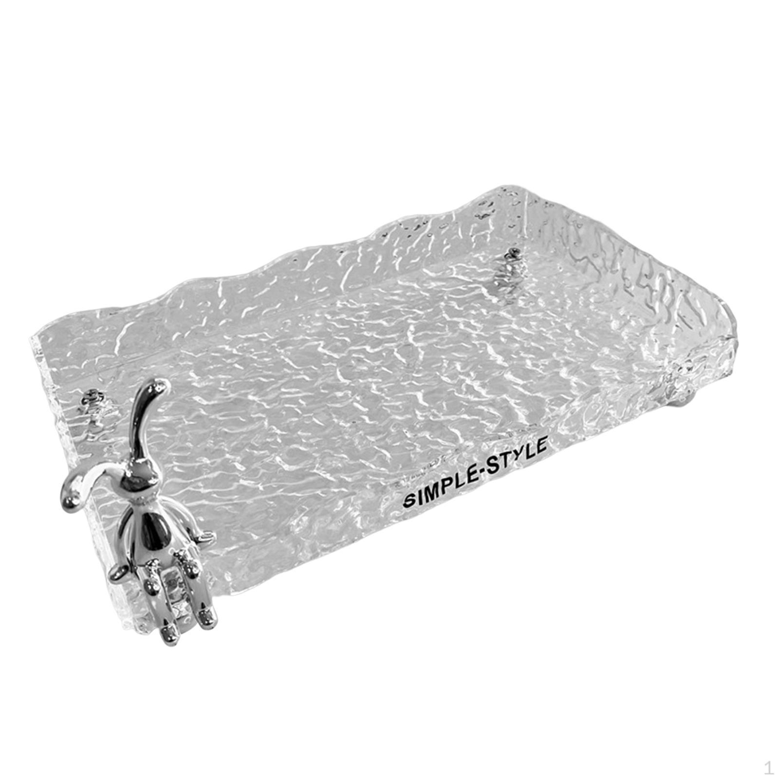 Makeup Organizer for Cosmetic Holder Bathroom Storage Shelf Tray Display Countertop Single Layer