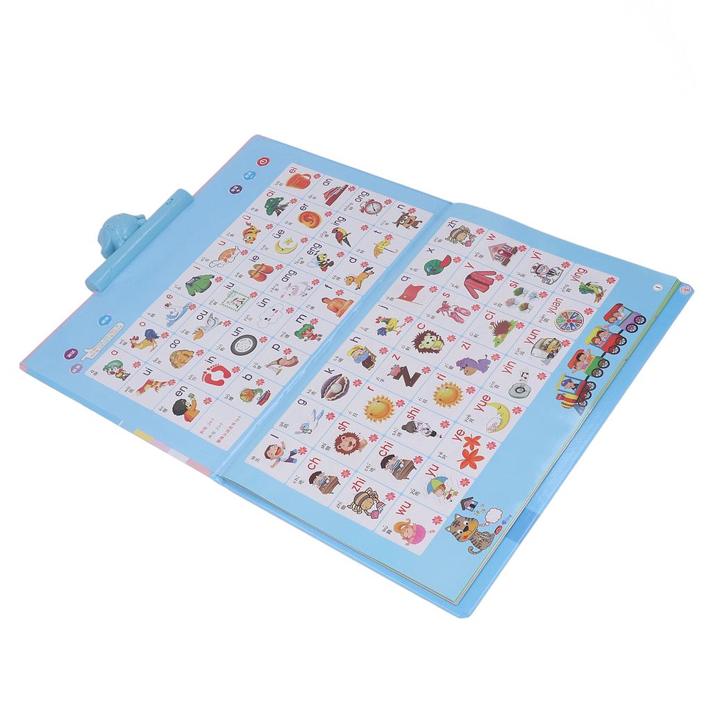 25 In 1 Voice Reading Book Study Toy 35 Pages Early Educational Chinese English Language Voice Wall Chart Toy